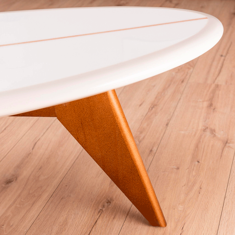 the one surfboard coffee table salty home