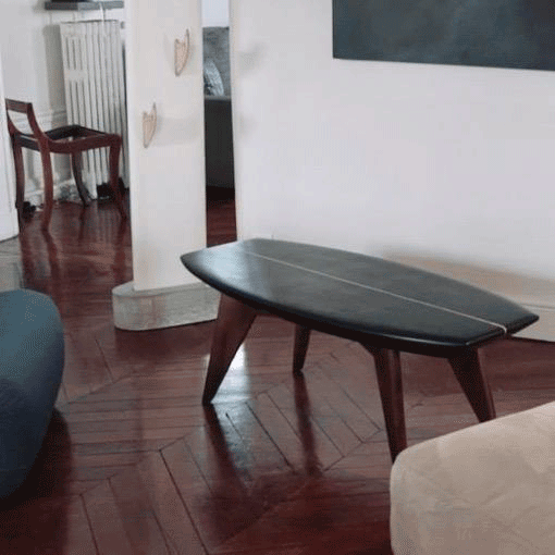 b59 black surfboard table salty home